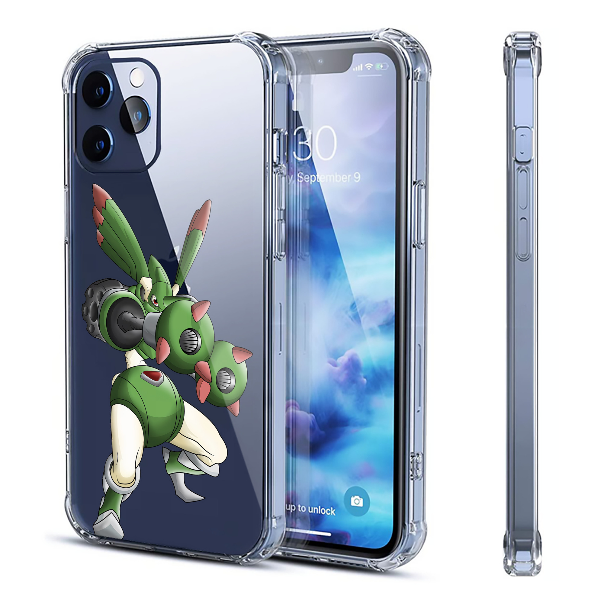 （画像用） Digimon デジタルモンスター/デジモン 【iPhone 12シリーズ対応】透明スマホケース（クリアソフトケース）